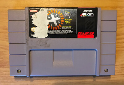 Revolution X, Music is the Weapon Featuring Aerosmith Super Nintendo SNES 