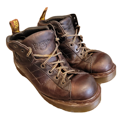 Dr. Martens Brown Leather Air Wair Bouncing Soles #8505 Mens US 10