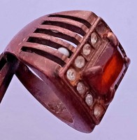 EXTREMELEY ANCIENT ROMAN BRONZE RING RARE ARTIFACT AUTHENTIC