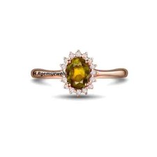 Zultanite Diaspore Colors Change Bride Ring