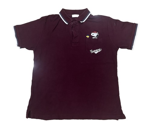 Brent 50s Vtg Corduroy Shirt Backgammon Pattern Red Size M Men's