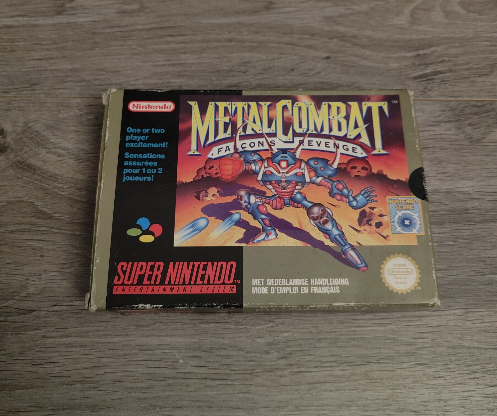 Metal Combat Falcon's Revenge Super Nintendo FAH