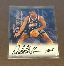 1999-00 Skybox Autographics Othella Harrington Signed Card Houston Rockets