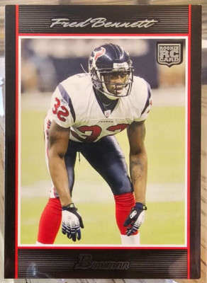 2007 Bowman Fred Bennett RC #257 Houston Texans