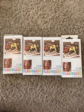 Lot Of 4 Sylvania M2B Blue Dot Flashbulbs 12 Pack