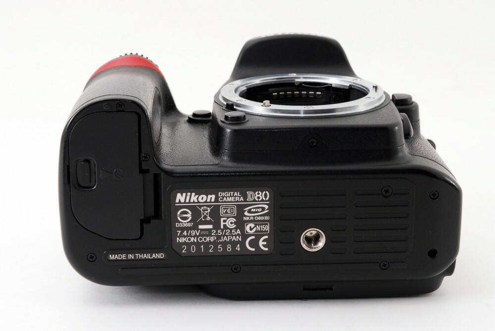 Nikon D80 10.2MP 35-80/80-200mm Zoom Set [Exc+++] w/8GB SD Card