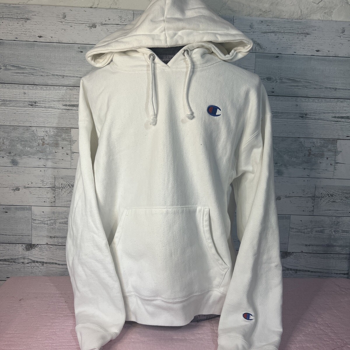 Women's Champion Hoodie Reverse Weave Boyfriend Relaxed Fleece Size XL