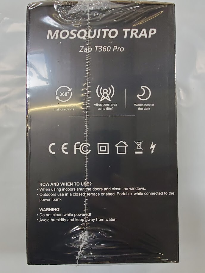 OXAQCE Mosquito Trap ZAP T360 PRO Brand New Sealed In Box BLACK | eBay