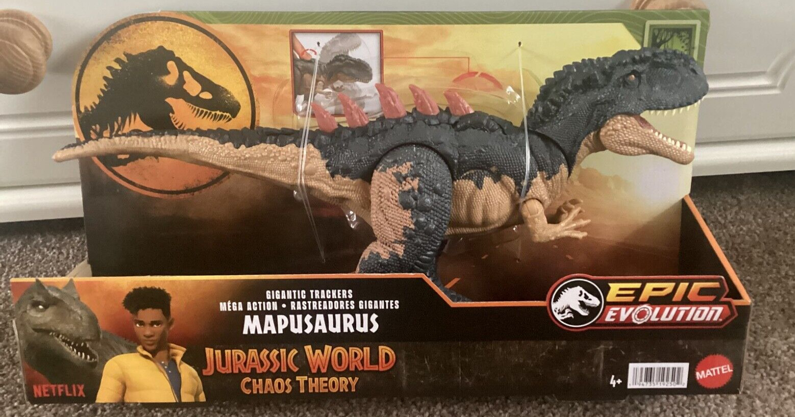 Jurassic World Chaos Theory Gigantic Trackers Mapusaurus new