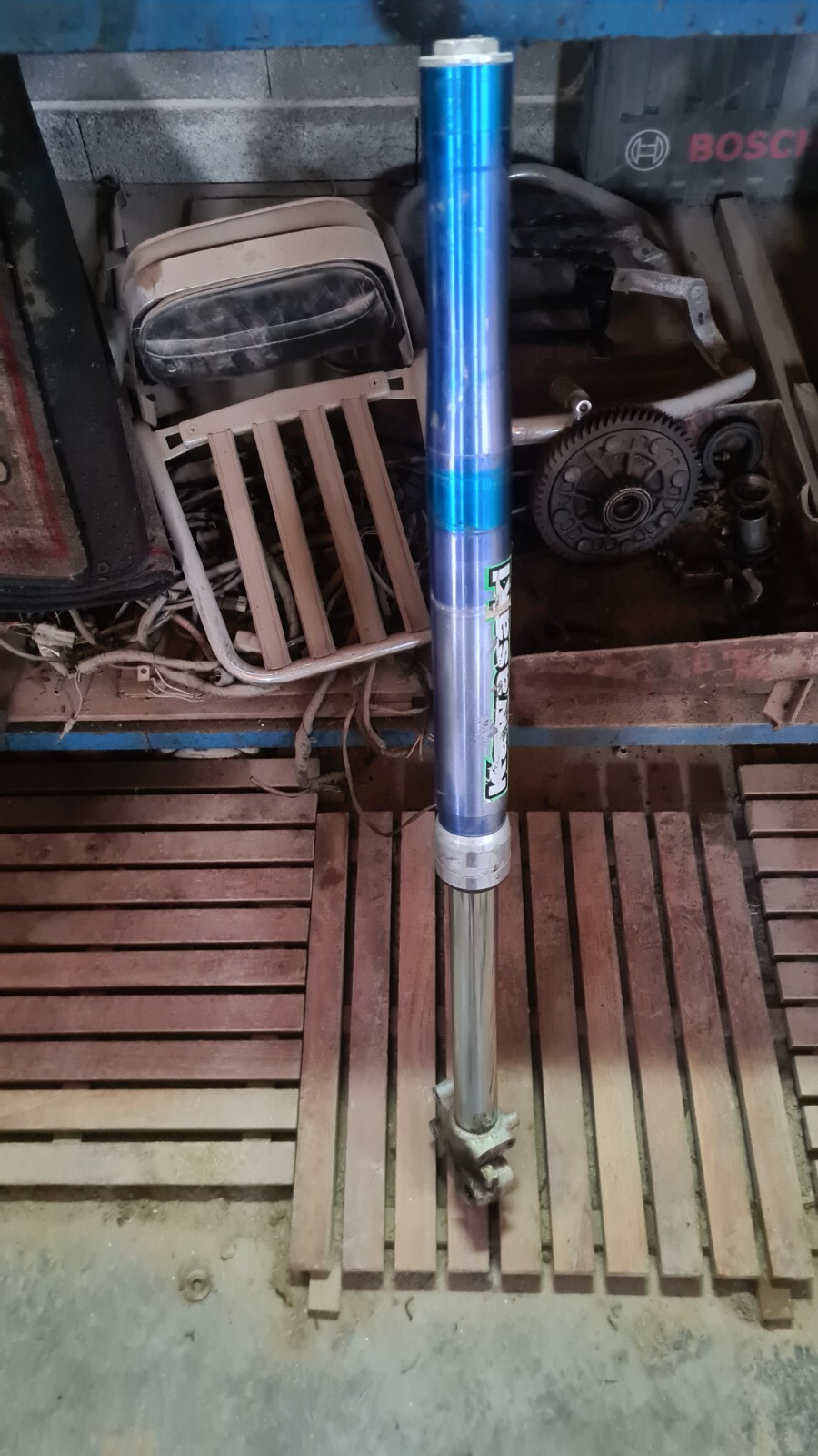 Kawasaki kdx200 1994 left front fork suspension inverted eBay