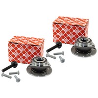 Radlagersatz Mit Radnabe Hinten 2X Febi 27342 FüR Audi A3 Seat Skoda Vw Golf Iv