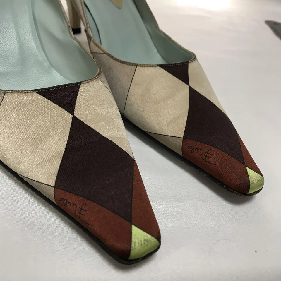 Bombas de satén Emilio Pucci Foto 3 de 4