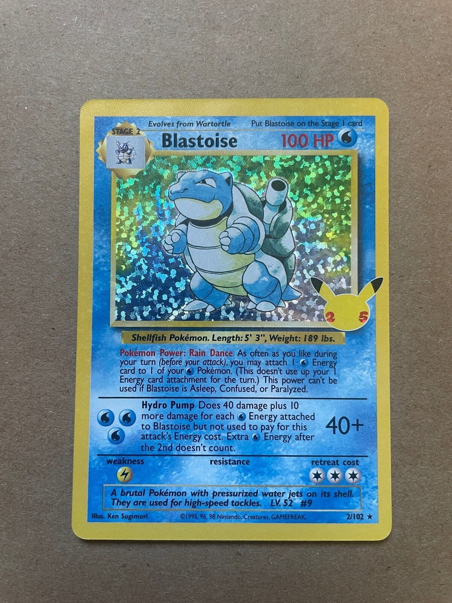 Base Set Blastiose 2/102 Pokemon TCG Holo Rare | eBay