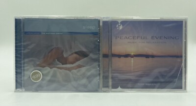 2 Relaxation CD Lot Lifescapes The Wellness Seeker Sleep & Peaceful Evenings NEW