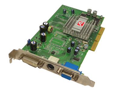 SAPPHIRE RADEON 9200 ATLANTIS 64MB AGP GRAFIKKARTE DVI VGA TV-OUT #GK9137