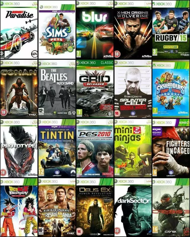 Xbox 360 Games Buy One or Bundles Same Day Dispatch Super Fast Delivery  Free