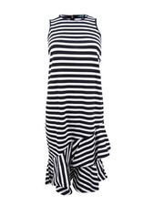 Vestido para mujer Lauren Ralph Lauren de algodón a rayas sin mangas