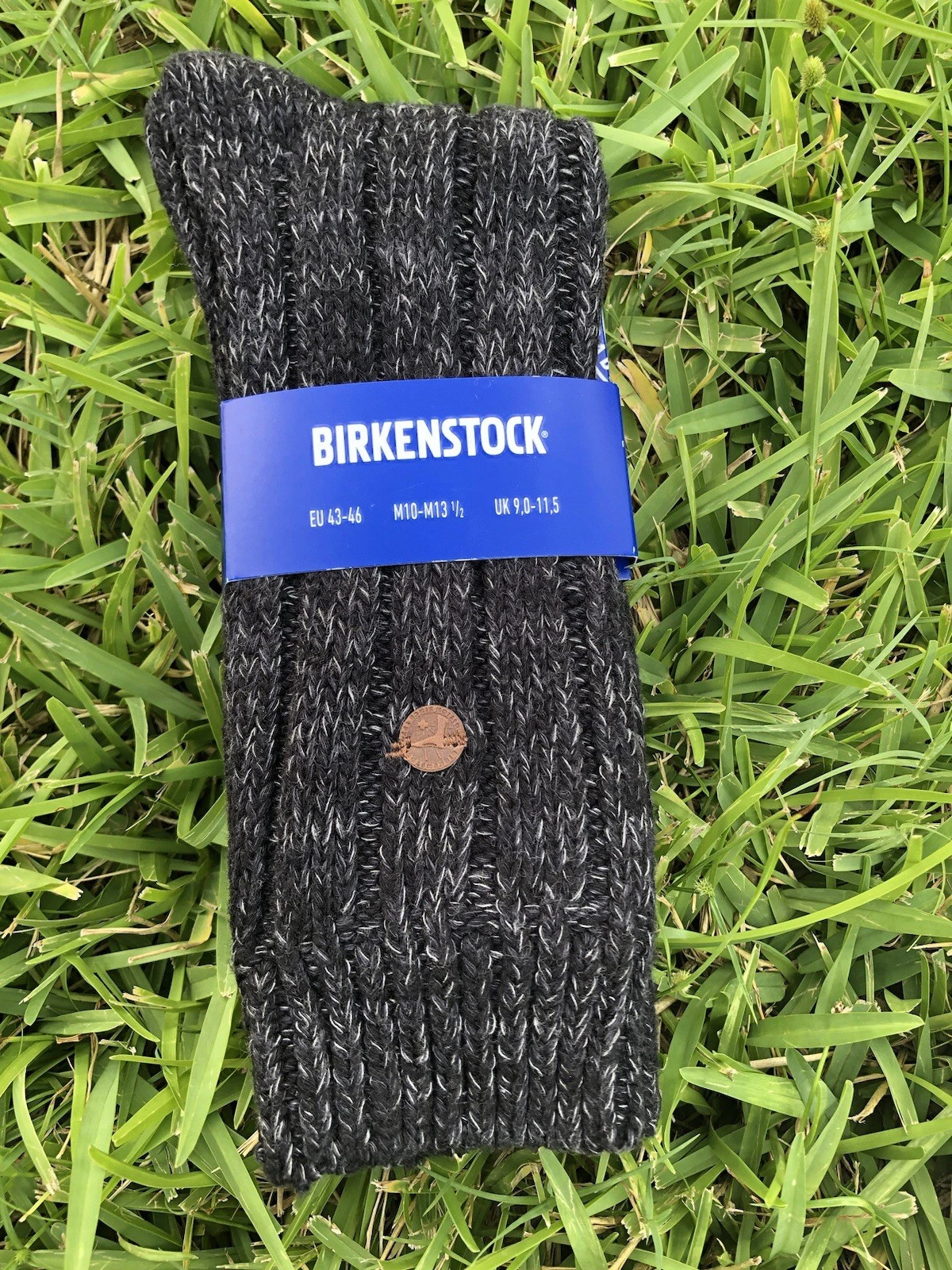 Birkenstock Sydney Cotton Blend Crew Men's Socks M10-13.5 EU43-46 UK9-11.5 New