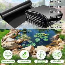 Fish Pond Liners Liner Garden Pool HDPE Membrane Reinforced Landscaping 0.5mm UK