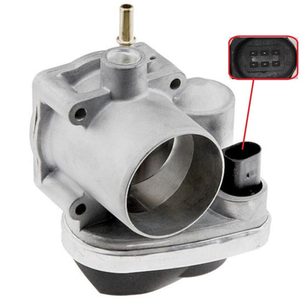 Boîtier papillon électrique à capteur intégré pour Renault Clio III