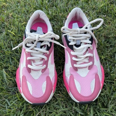 PUMA RS-X3 Puzzle Rapture Rose 373797-06 Womens Size US 9 Pink White | eBay