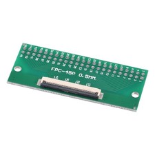 FPC Converter Board 45P 0.5mm on Socket Side, Back 1.0mm, to DIP 2.54mm