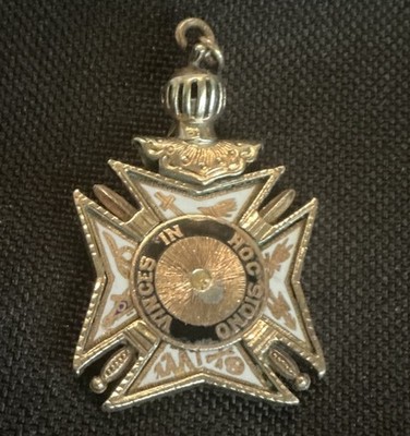 Rare. Freemason 14K Gold Watch Key Fob