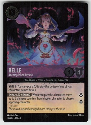 GGC - 12 Cold Foil Belle - Accomplished Mystic 36/204 Super Rare Ursula's Return