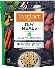 Instinct Freeze Dried Raw Meals Grain Free Recipe Dog Food Lamb 24 oz