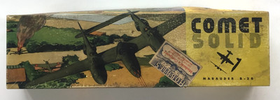 Comet #M2 Marauder B-26 Solid 1943 Complete Vintage Model Kit MIOB