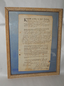 1775 Candia NH New Hampshire Colonial Revolutionary War patriot Robie Towle deed