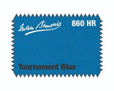 Iwan Simonis, 860 HR, Tournament Blue, Pooltable Felt W/ Free Chalk 1 Dozen 