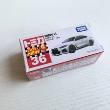Takara Tomy Tomica NO.36 BMW i4 1/65 Scale White mini Level