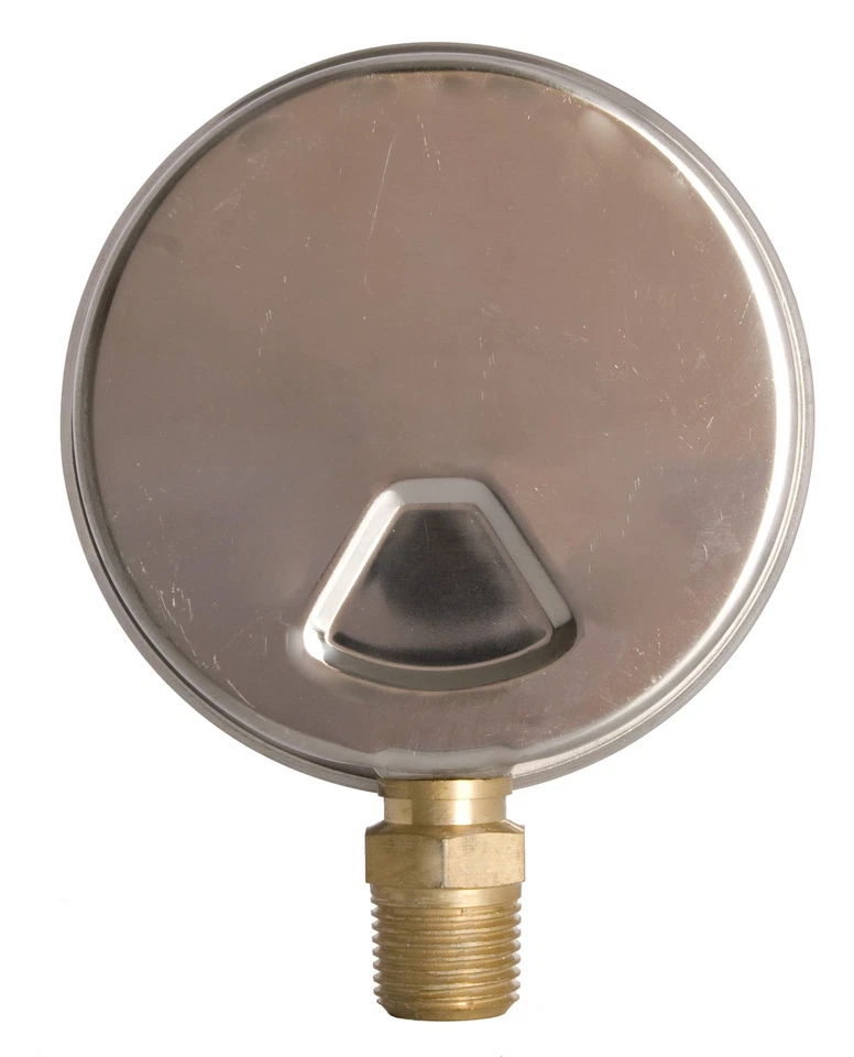 4" Oil Filled Pressure Gauge, SS Case, 1/2" NPT, Lower Mount, 0-10,000PSI - Image 3 of 4