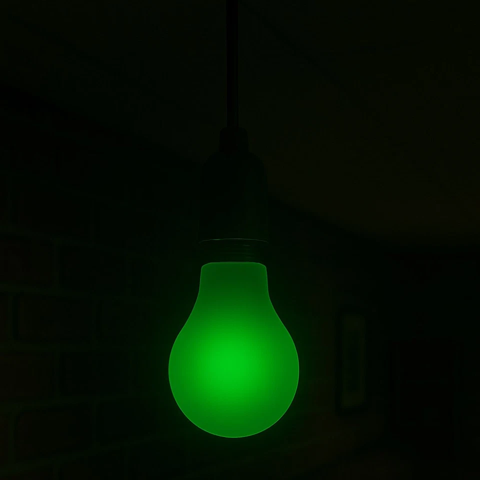 LED Leuchtmittel Birnenform 3W = 25W E27 GRÜN Innen- & Außenbereich bunt Party - Bild 2 von 3