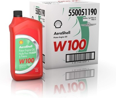 AEROSHELL W100 PISTON OIL 6QT PN 550050832