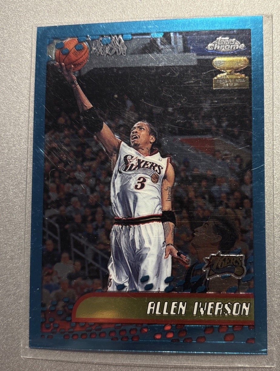 2002-03 Topps Chrome Allen Iverson 76er’s