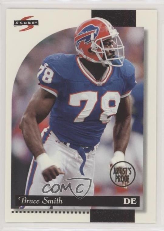 1996 Score Artist's Proof Bruce Smith #4 HOF 0q3