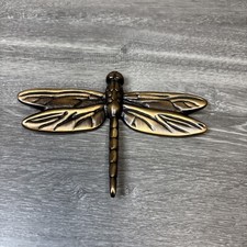 Vintage Michael Healy Dragonfly Door Bronze K...