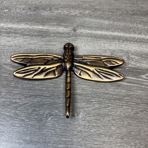 Vintage Michael Healy Dragonfly Door Bronze Knocker Decor Figurine 2000 Rare