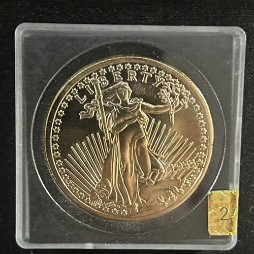 #1 ST. GAUDENS Coin 1933 P $20 Gold Double Eagle 24kt Proof Sealed 1/100