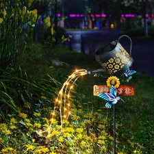 Solar Watering Can Lights, 1 Pack Outdoor Solar Lantern Decorative, Solar Out...
