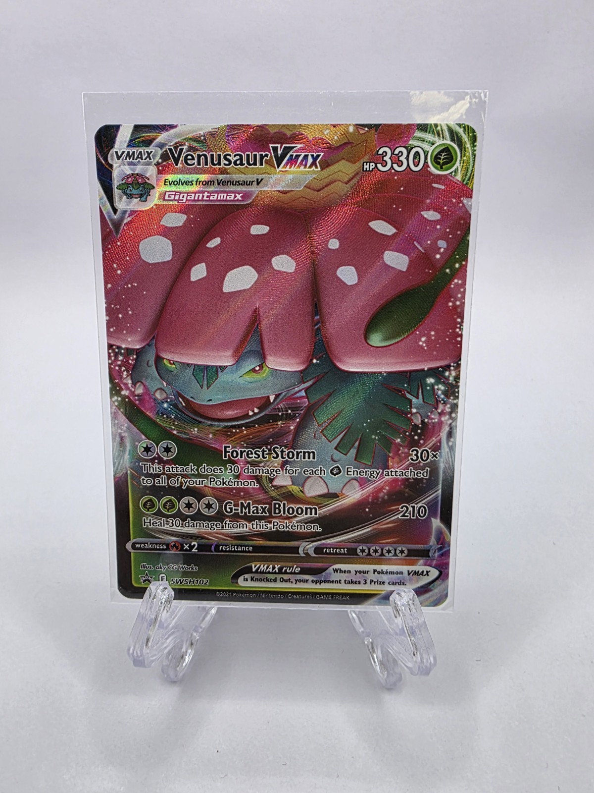 Venusaur VMAX #SWSH102 Sword & Shield Black Star Promo Pokemon Card Pokemon TCG