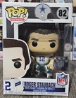 Funko POP #82 NFL: Roger Staubach Dallas Cowboys, Free Soft Protector, F006