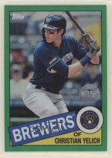 2020 Chrome 1985 Topps Green Refractor 94/99 Christian Yelich #85TC-15 n1u