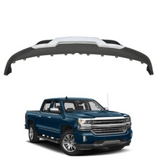 Front Lower Bumper Valance Chrome Skid Plate for Silverado 1500 2016 2017 2018