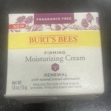 Burt's Bees Renewal Firming Moisturizing Cream Natural Retinol 1.8 oz NEW