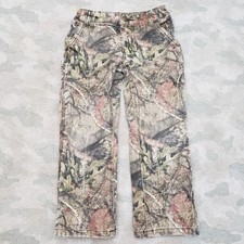 Carhartt Realtree Pants Youth 5 Green Camo Pockets Hunting Workwear Outdoors