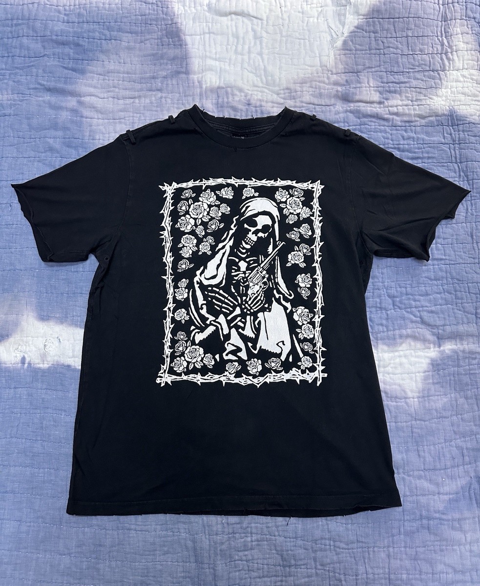 Number Nine Gun & Roses Skeletal Mary T-Shirt 5 Japan Takahiro