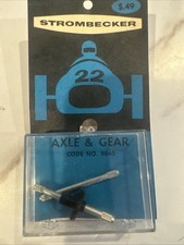 VINTAGE SLOT CAR RACING PARTS REPAIR ORIGINAL 1:32 STROMBECKER AXLE  GEAR 9045